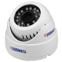 Видеокамера IP купольная Trassir TR-D8111IR2W 2.8-2.8 мм цветная корп.: белый